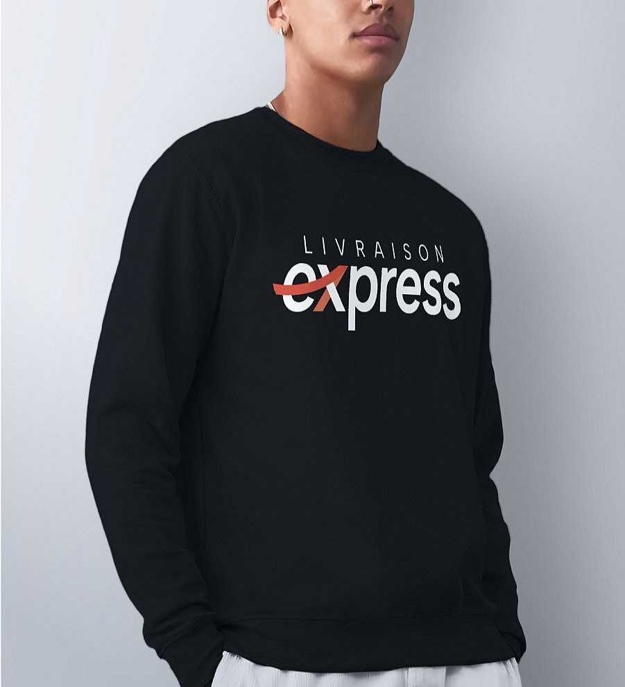 Vetements Mister Tee | Sweat Unisexe Col Rond Livraison Express White