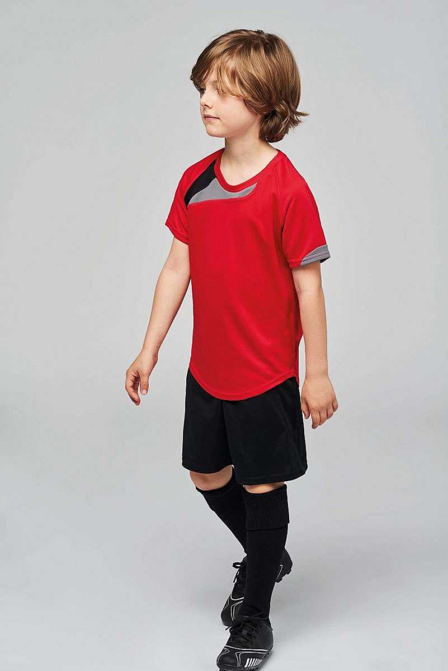 Sport ProAct | Short De Foot Pour Enfant A Personnaliser White