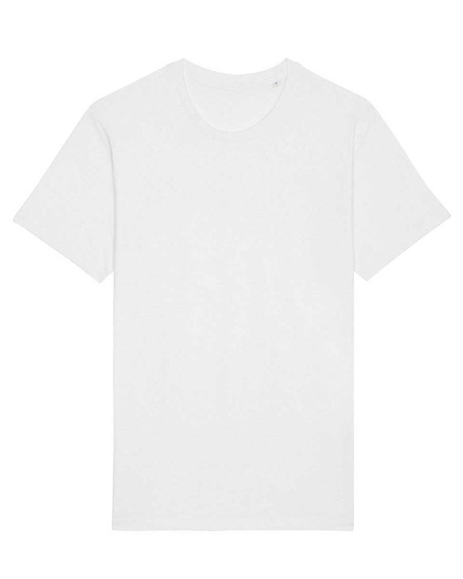 Vetements Stanley / Stella | T Shirt Personnalise A Col Rond Basique Bio Rocker White