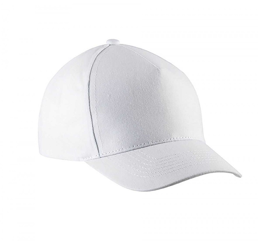 Accessories K-up | Casquette Enfant En Coton - 5 Panneaux White