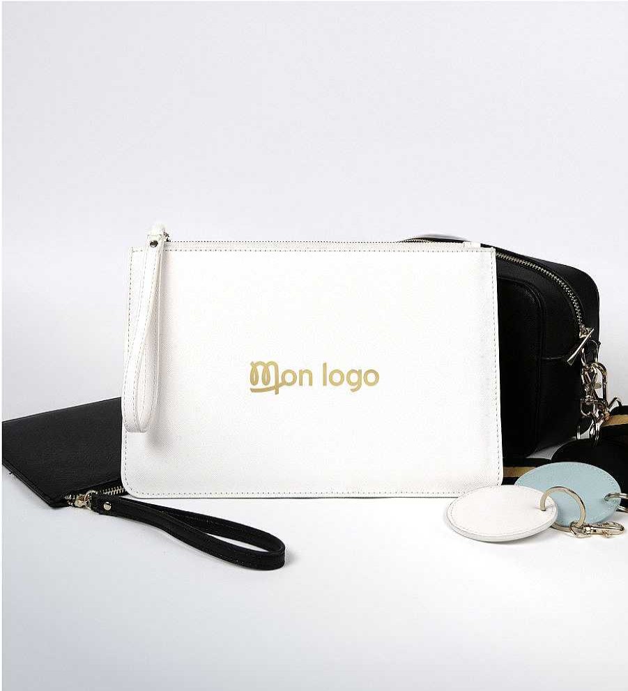 Accessories Bag Base | Pochette Plate A Personnaliser Black