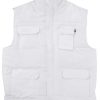 Vetements Velilla | Bodywarmer Matelasse Multipoches White