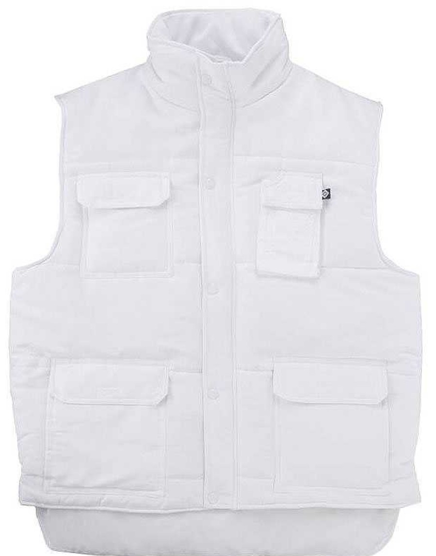 Vetements Velilla | Bodywarmer Matelasse Multipoches White