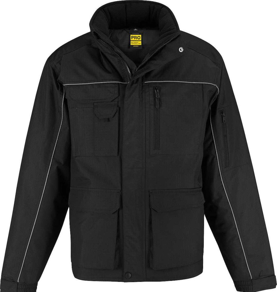 Vetements B&C | Veste Ripstop Shelter Pro A Personnaliser Black