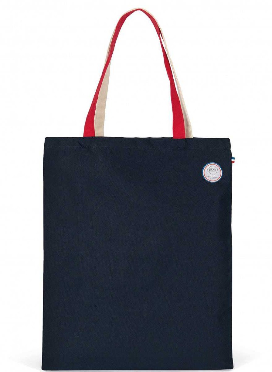 Accessories Kimood | Tote Bag Tricolore Epais Fabrique En France Red