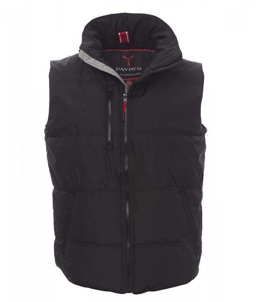 Vetements Payper | Gilet Matelasse Personnalisable Ripstop - Unisexe Rouge