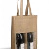 Accessories Kimood | Sac Porte Bouteilles En Jute Personnalisable