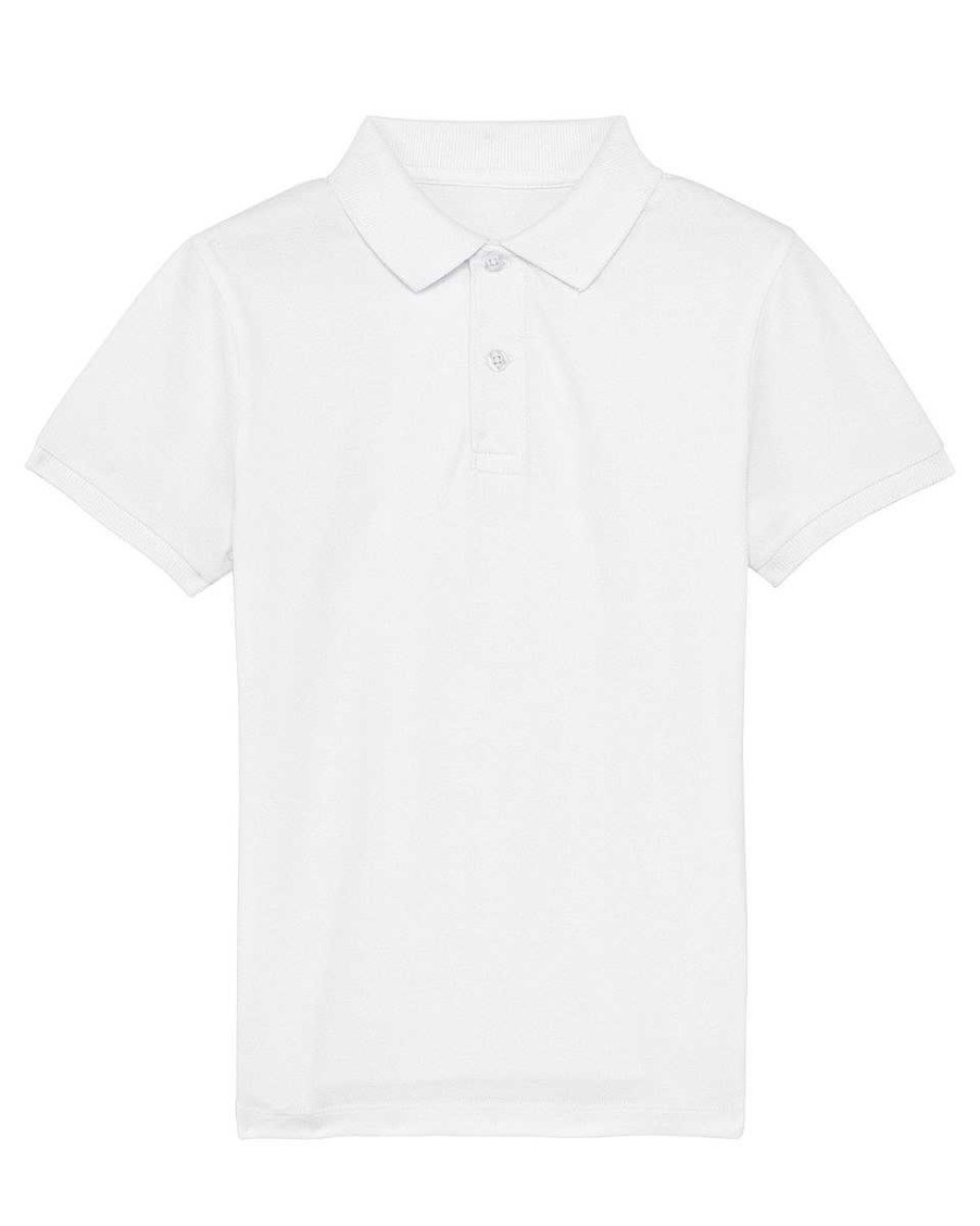 Vetements Stanley / Stella | Polo Enfant A Personnaliser En Coton Bio - Mini Sprinter White