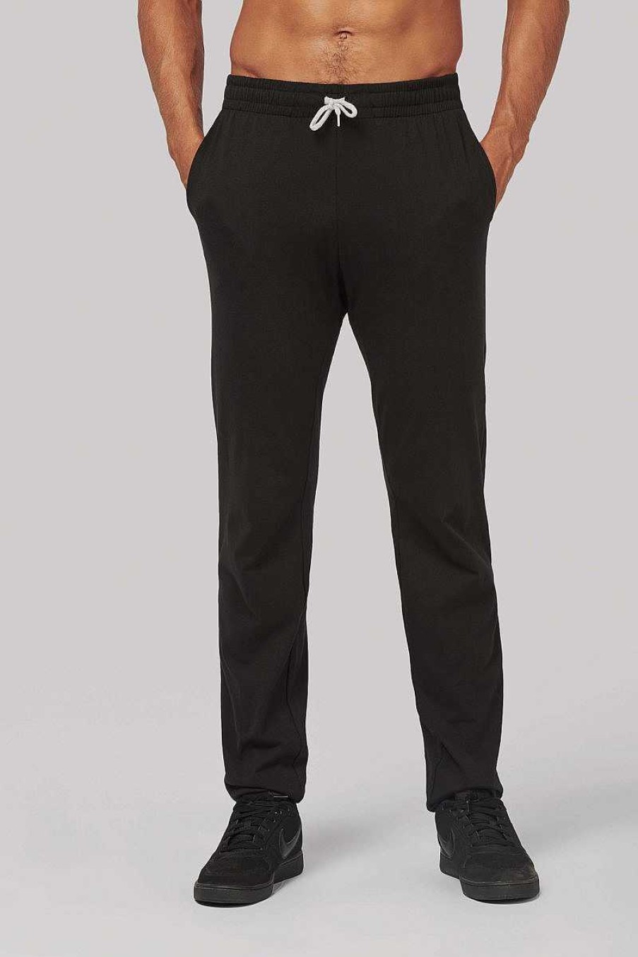 Sport ProAct | Pantalon De Jogging En Coton Leger Unisexe Black