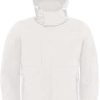 Vetements B&C | Veste Softshell Homme A Capuche Personnalisable White