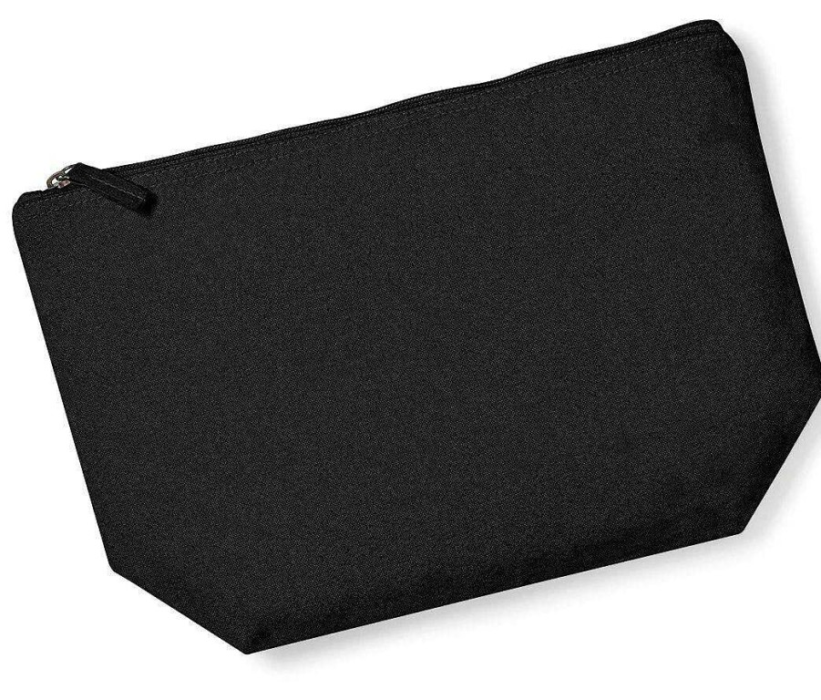 Accessories Westford Mill | Pochette Personnalisee En Coton Bio Black