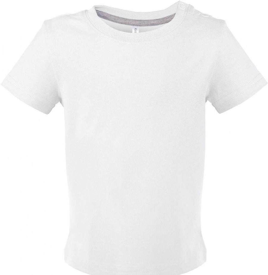 Vetements Kariban | T-Shirt Manches Courtes Bebe A Personnaliser White