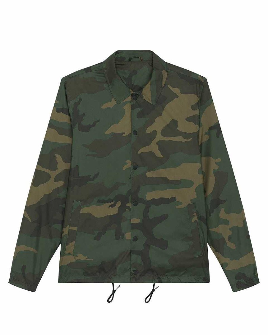 Vetements Stanley / Stella | Veste Camouflage Recyclee A Personnaliser - Coacher Aop