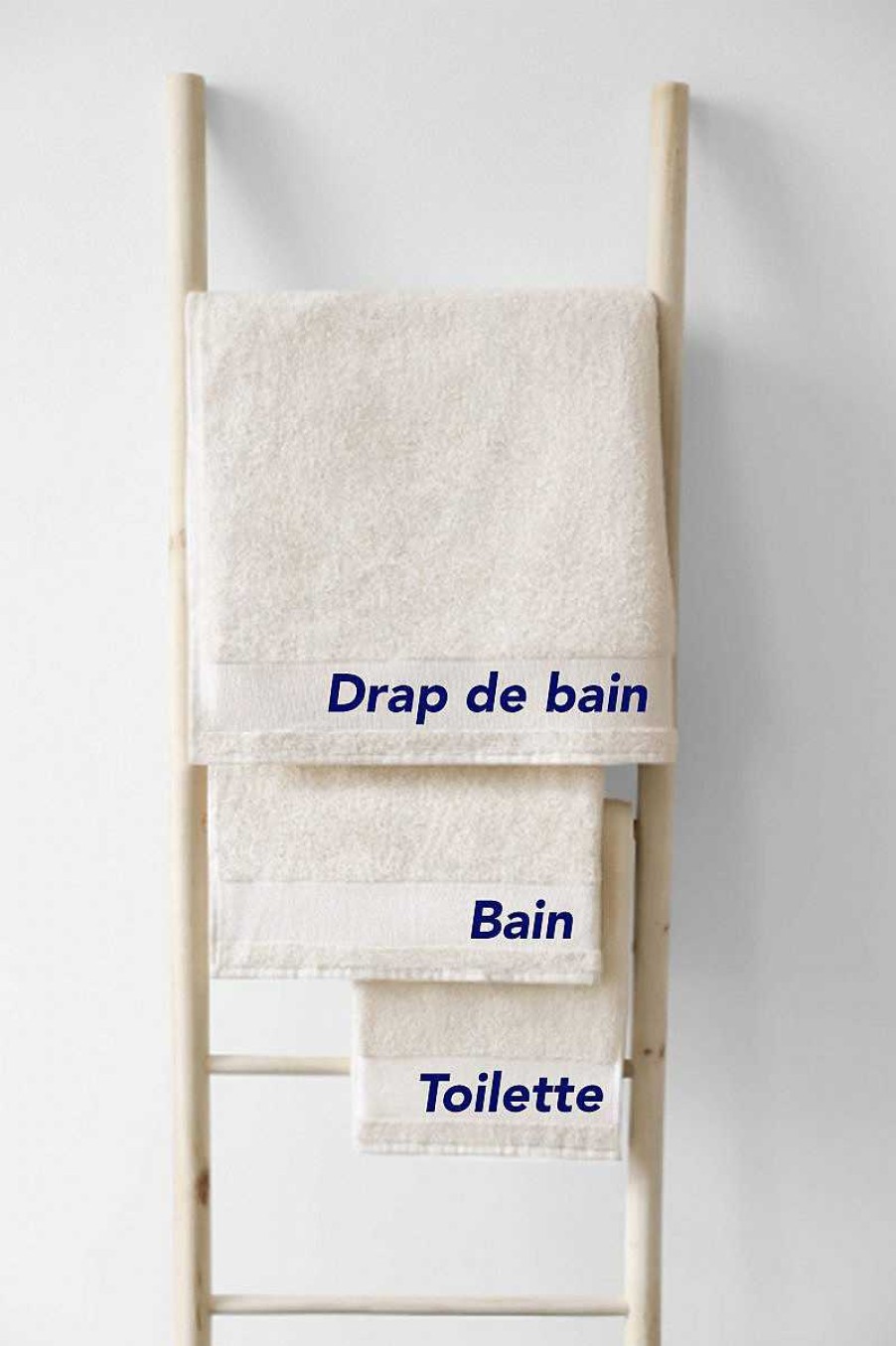 Accessories Mister Tee | Serviette De Toilette Peninsula A Personnaliser Blanc