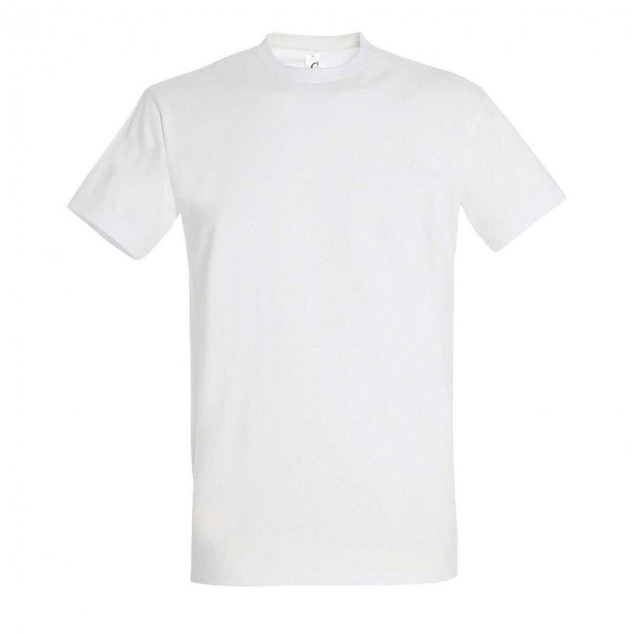 Vetements Sol's | Tee Shirt Homme Personnalise Epais Blanc