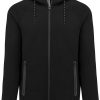 Vetements ProAct | Veste Capuche Sport Personnalisee Black