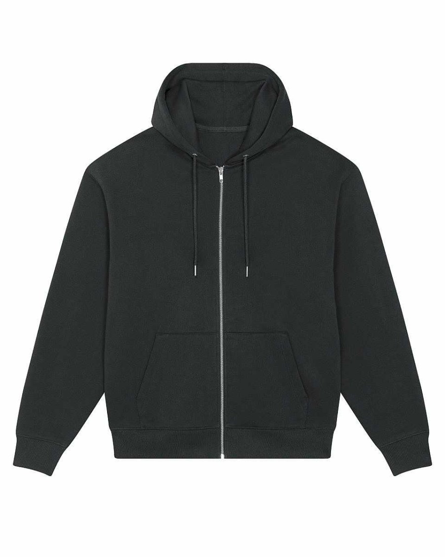 Vetements Stanley / Stella | Sweat Lourd Zippe Personnalisable - Locker Heavy Black