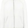 Vetements Fruit of the Loom | Veste Femme Molletonnee Zippee A Personnaliser White