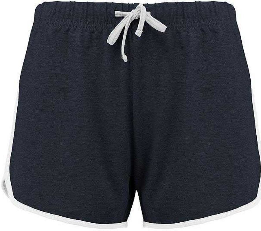 Sport ProAct | Short De Sport Femme Personnalisable Black / Heather Grey