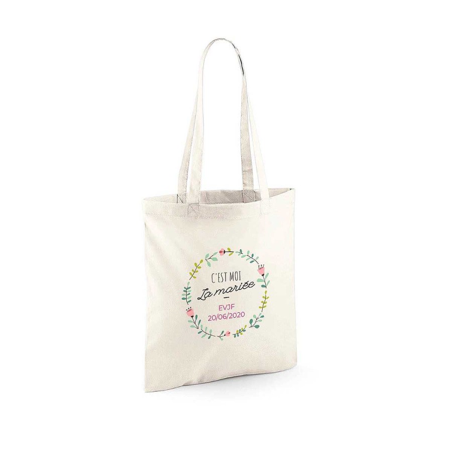 Accessories Westford Mill | Sac Shopping En Coton A Personnaliser White