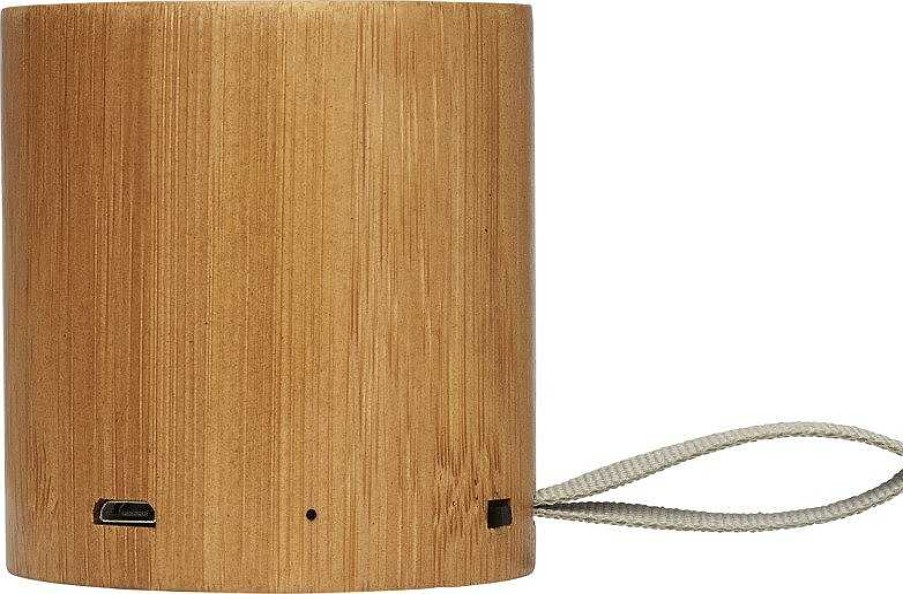 Accessories Avenue | Enceinte Bluetooth En Bambou A Personnaliser