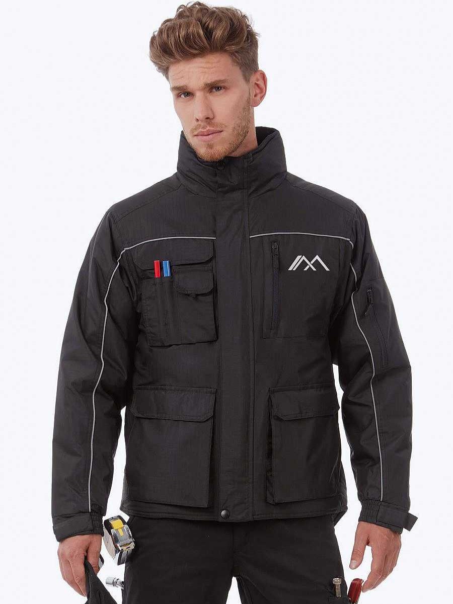 Vetements B&C | Veste Ripstop Shelter Pro A Personnaliser Black