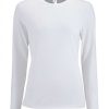 Vetements Sol's | T-Shirt Manches Longues Femme Personnalise Blanc