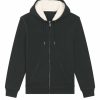 Vetements Stanley / Stella | Veste Sherpa En Coton Bio A Personnaliser - Hygger Sherpa Black