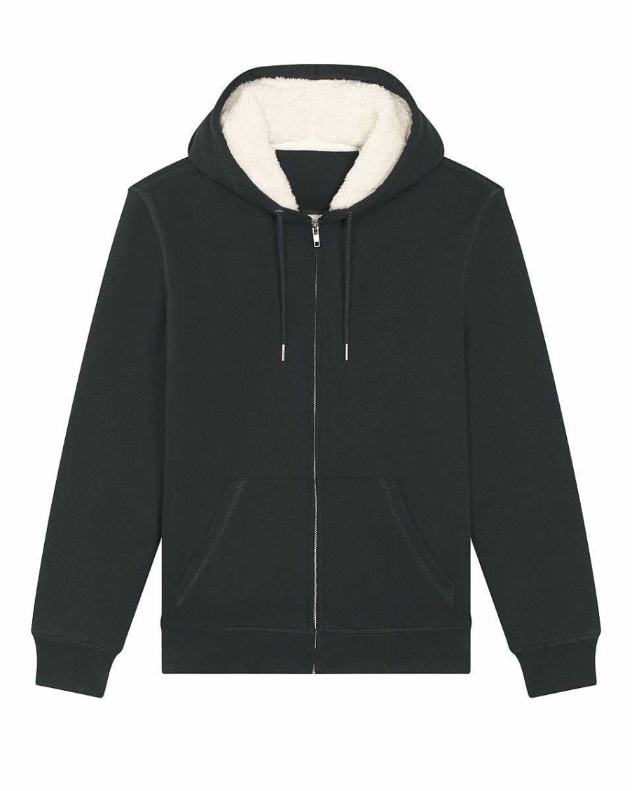 Vetements Stanley / Stella | Veste Sherpa En Coton Bio A Personnaliser - Hygger Sherpa Black