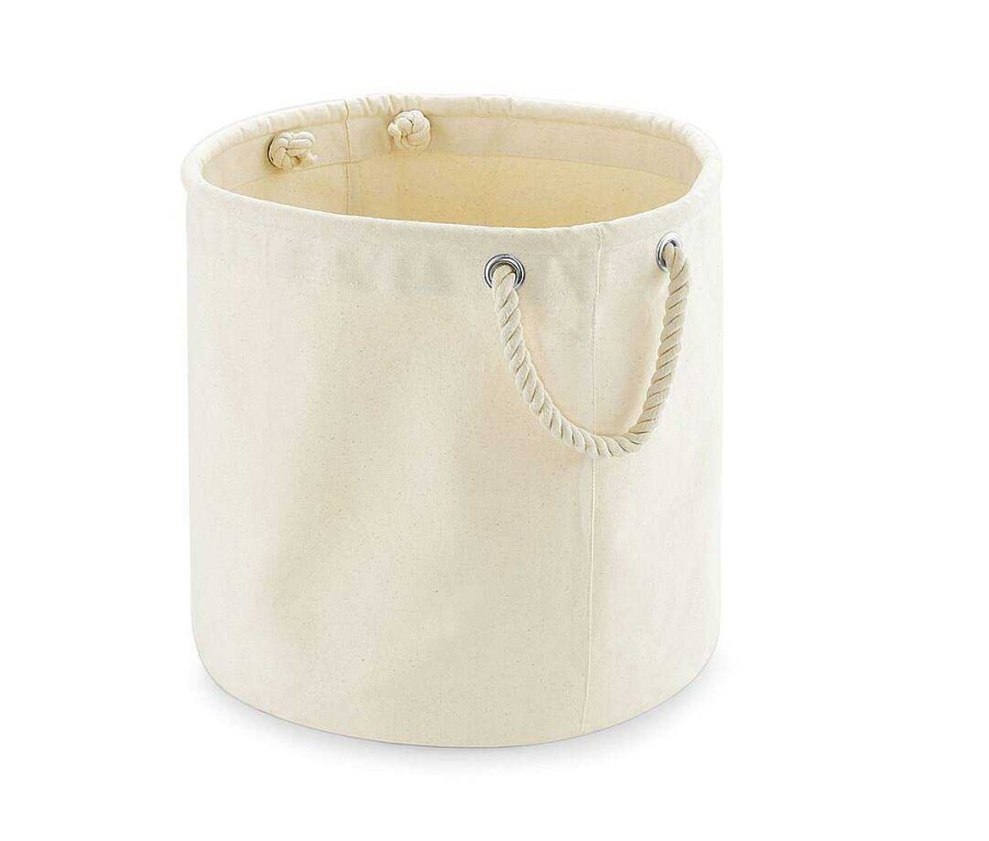 Accessories Westford Mill | Panier De Rangement Small En Coton Canvas A Personnaliser