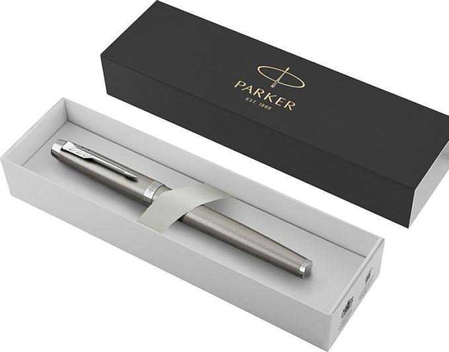 Accessories Mister Tee | Stylo Roller Im Parker A Personnaliser Argent