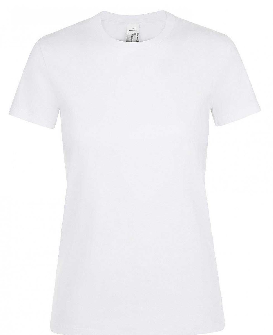 Vetements Sol's | Tee Shirt Femme Personnalise Pas Cher Blanc