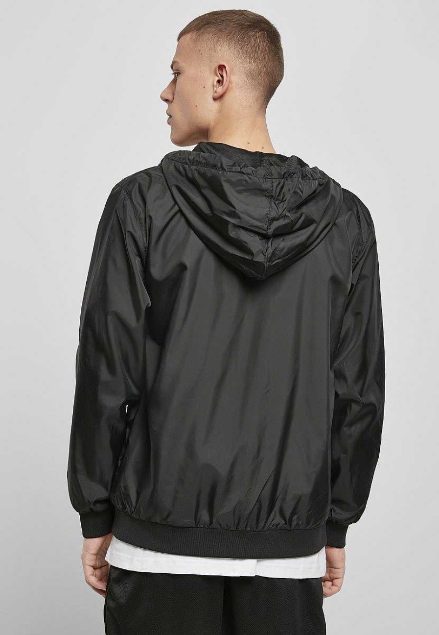 Vetements Build Your Brand | Veste Coupe-Vent Personnalisable - Windrunner Black / Black