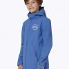 Vetements B&C | Veste Enfant Softshell Capuche Azure