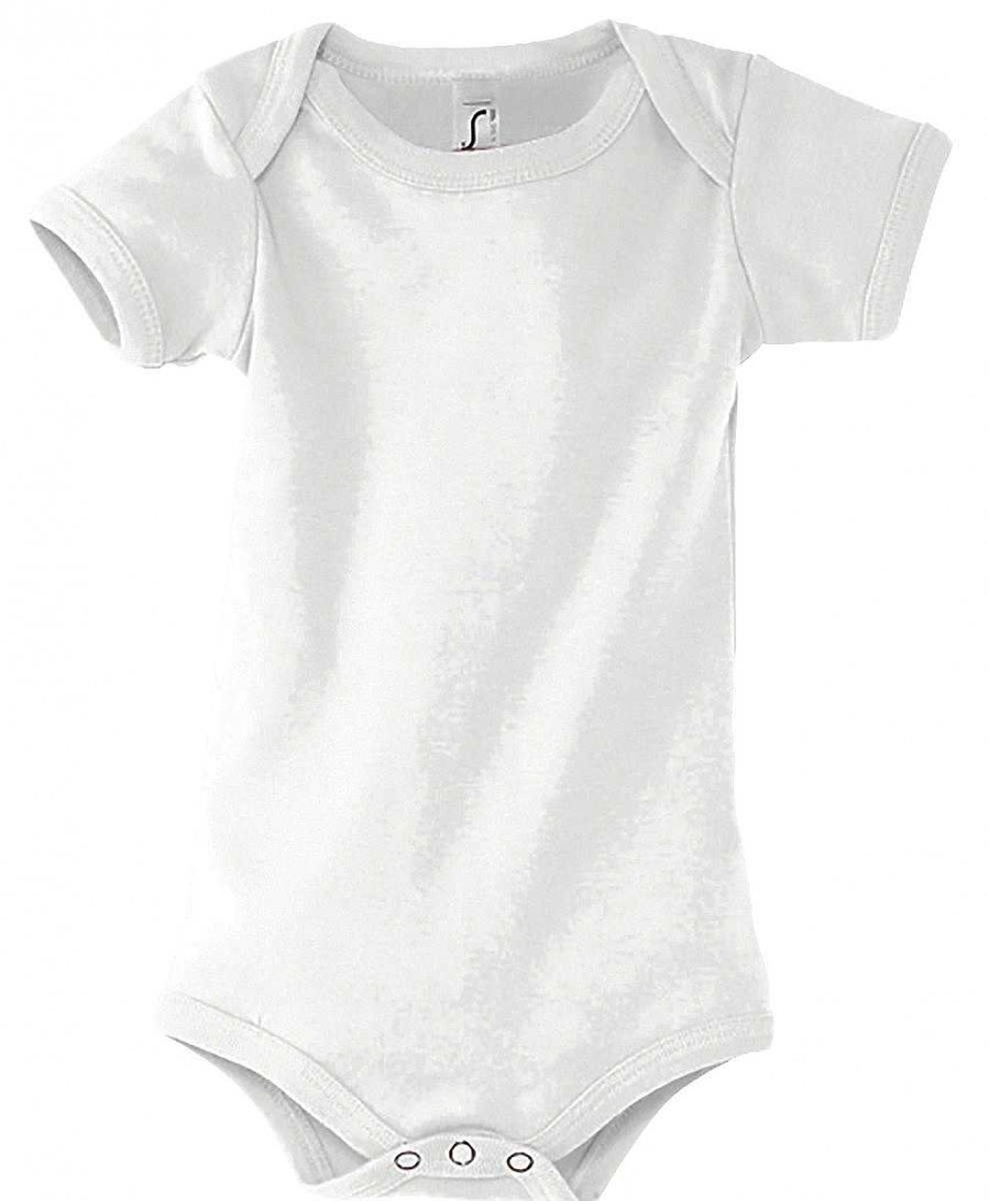 Vetements Sol's | Body Bebe Personnalise - Bambino Blanc