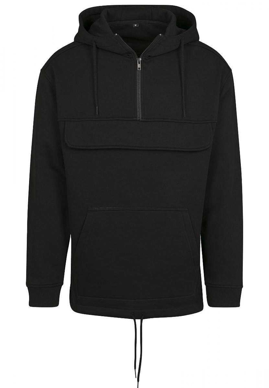 Vetements Build Your Brand | Sweat Personnalise A Capuche Et Col Zippe Black