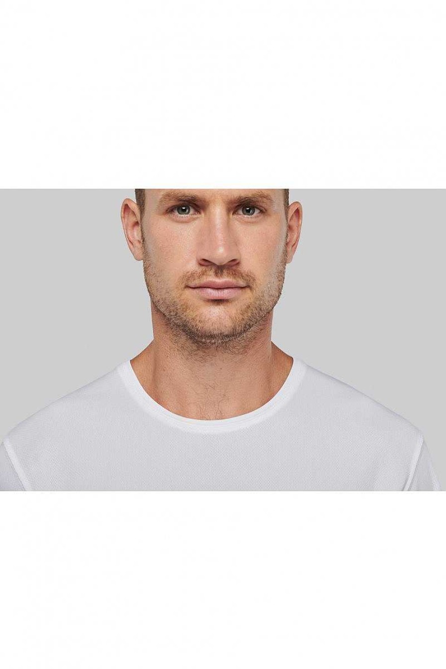 Vetements ProAct | T-Shirt De Sport Personnalise - Manches Longues White