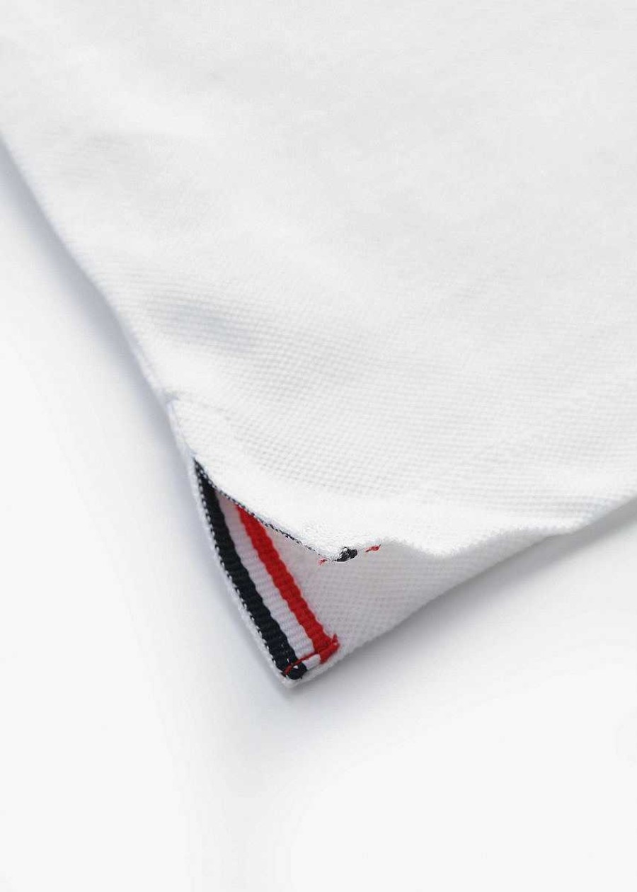 Vetements Sol's | Polo Tricolore A Personnaliser Blanc