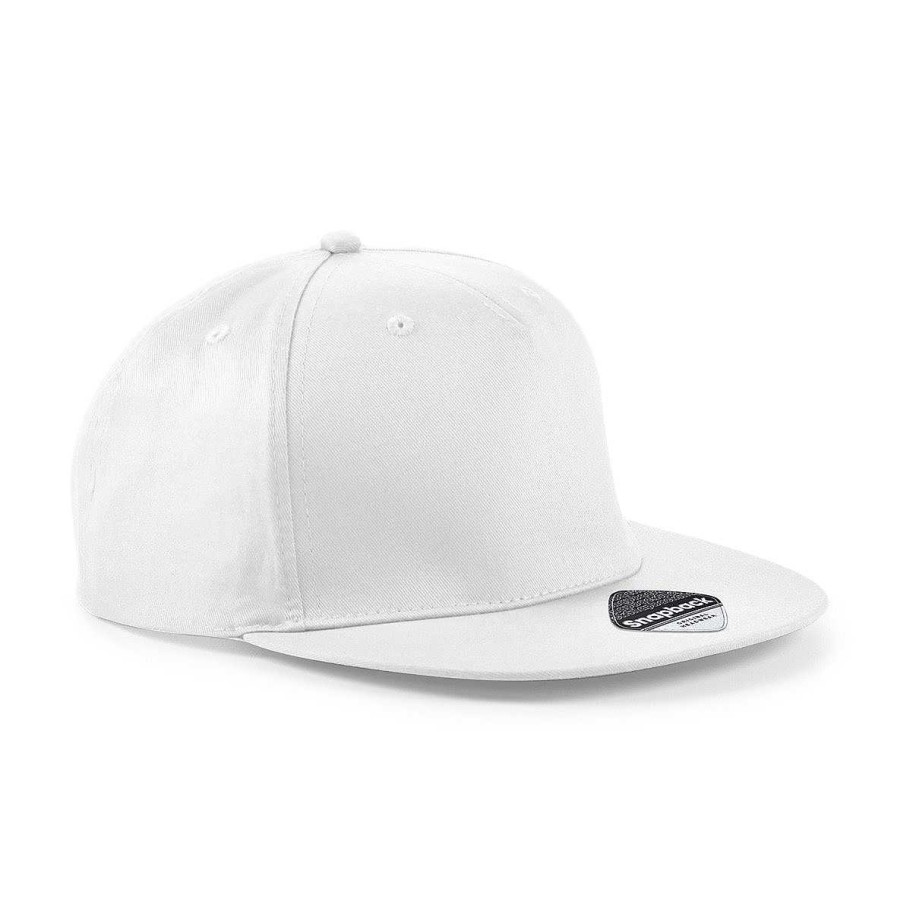 Accessories Beechfield | Casquette Urbaine Rapper A Personnaliser White