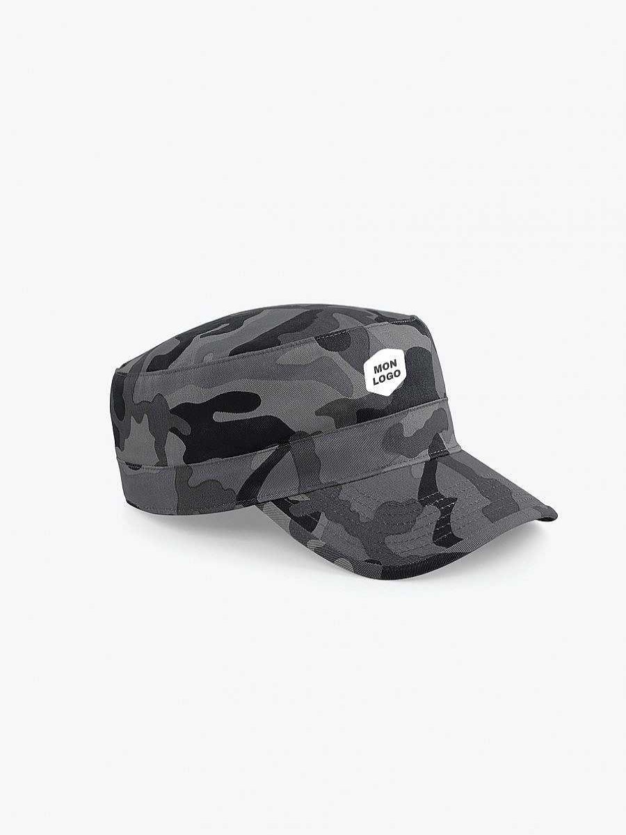 Accessories Beechfield | Casquette Cubaine Camo A Personnaliser Jungle