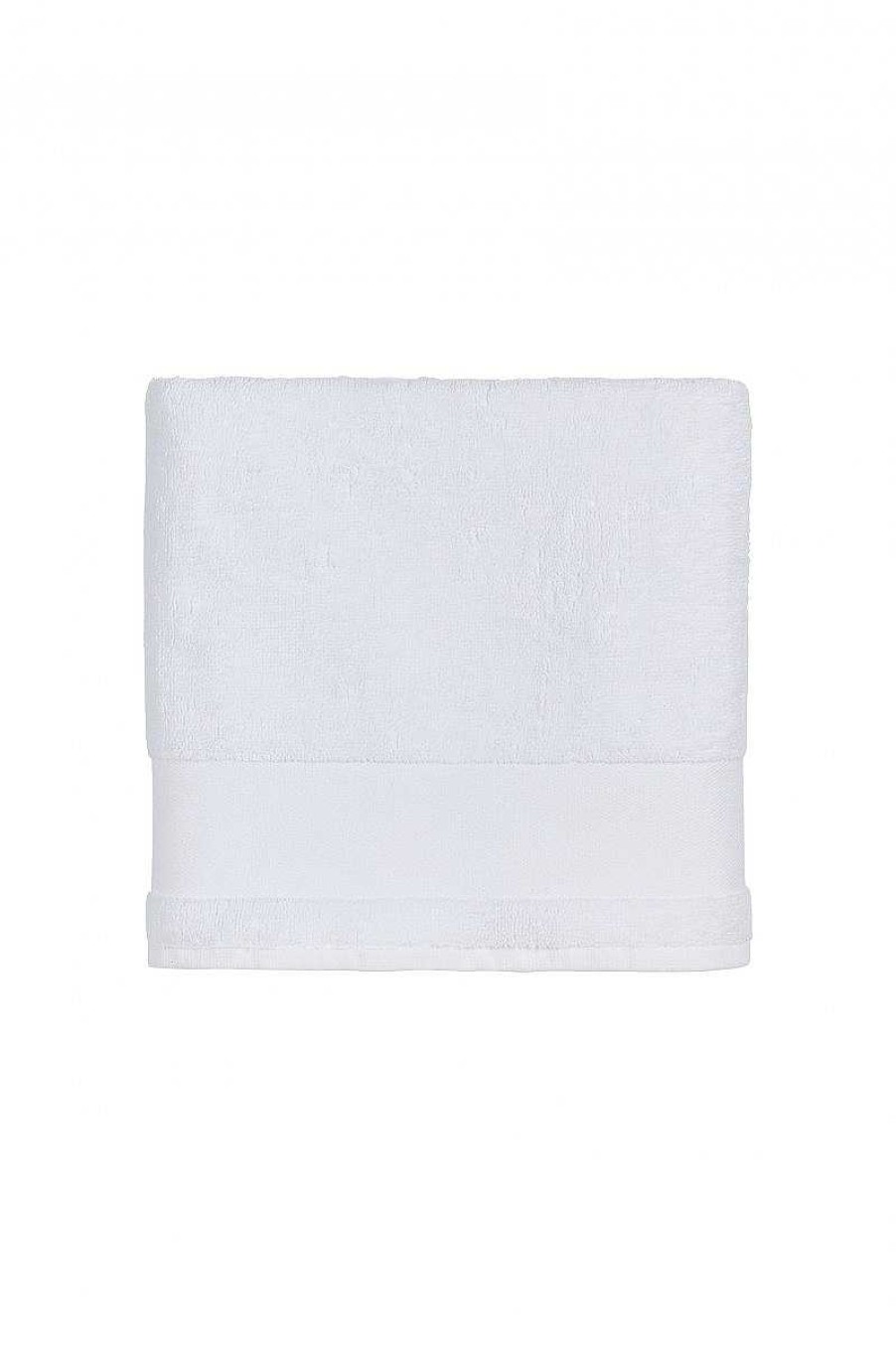 Accessories Mister Tee | Serviette De Toilette Peninsula A Personnaliser Blanc