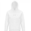 Vetements Sol's | Sweat Capuche Personnalise Coton Bio Blanc