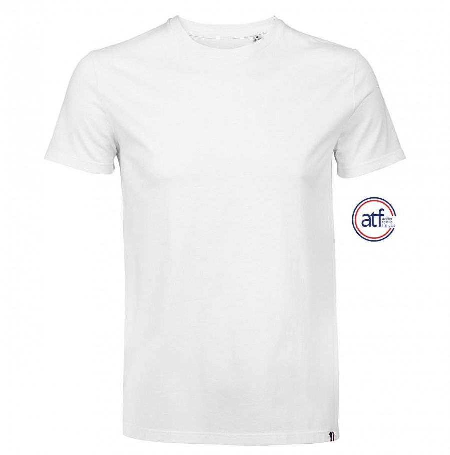 Vetements ATF | T-Shirt Fabrique En France A Personnaliser Blanc