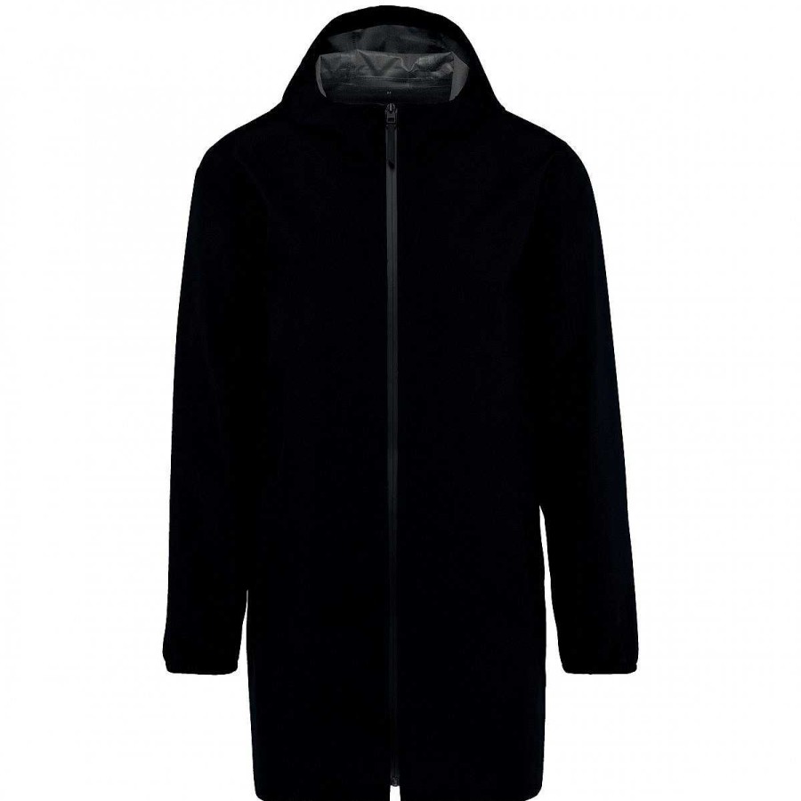 Vetements Native Spirit | Veste Impermeable Recyclee Unisexe Personnalisable Black