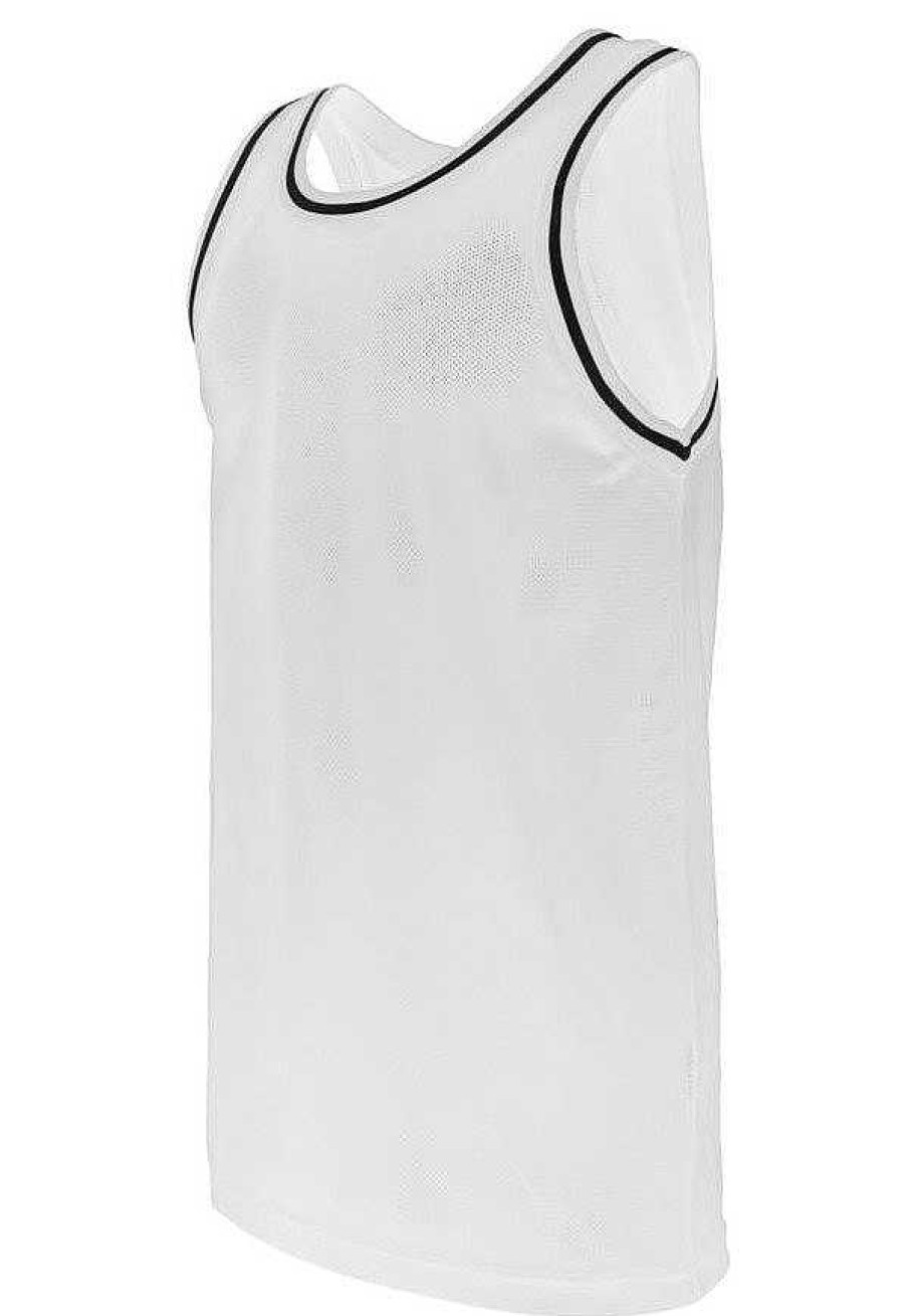 Vetements Build Your Brand | Debardeur Personnalisable Style Maillot De Basket Black/White