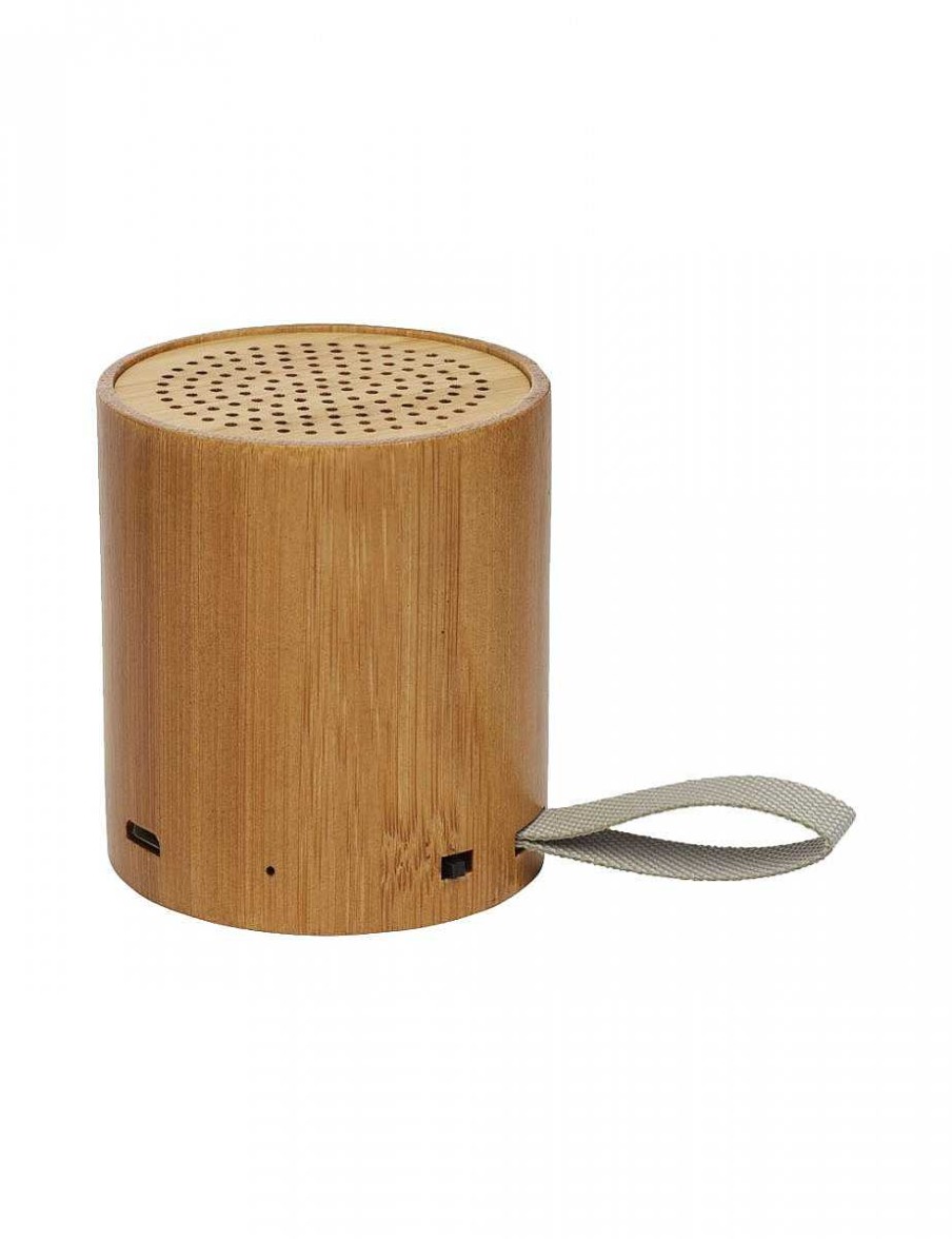 Accessories Avenue | Enceinte Bluetooth En Bambou A Personnaliser