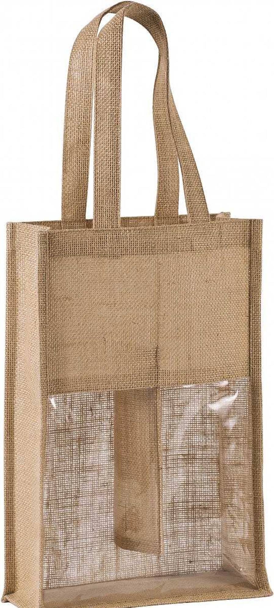 Accessories Kimood | Sac Porte Bouteilles En Jute Personnalisable