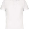 Vetements Kariban | Polo Epais Manches Courtes A Personnaliser White