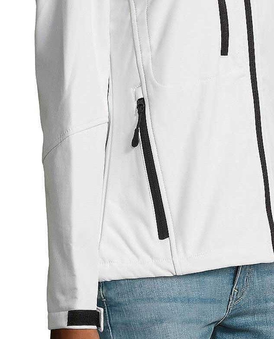 Vetements Sol's | Veste Softshell A Capuche Pour Femme - Replay Women Blanc